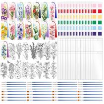 Kit de Marcadores LemonSecret 360 Peças com Tema Floral em Aquarela Kit de Marcadores LemonSecret 360 Peças com Tema Floral em Aquarela