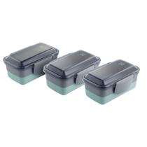 Kit de Marmiteiras Lunch Box Electrolux Verde 03 unidades Kit de Marmiteiras Lunch Box Electrolux Verde 03 unidades