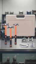 Kit de Martelos e Tassos em Aço 7 Peças Profissional Kit de Martelos e Tassos em Aço 7 Peças Profissional
