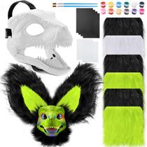 Kit de máscara de dinossauro de dinossauro de plástico rígido Seenelling DIY