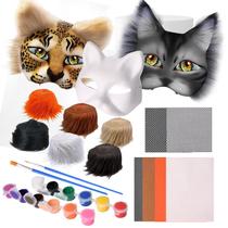 Kit de máscara DIY Therian Little Xiaochi Cat Mask Starter 4 unidades