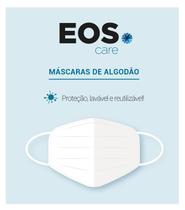 Kit de Máscara Protetora Facial EOS em Algodão Reutilizável 10 Unidades -