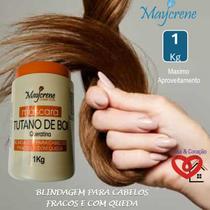 Kit de Máscara Tutano De Boi D Pantenol e Queratina com 2kg ou 1kg Maycrene