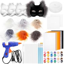 Kit de máscaras DIY Seenelling Therian para iniciantes com 4 máscaras para gatos