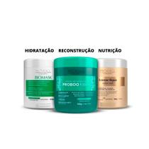 Kit de Máscaras Prohall Biomask Proboo Fiber Extreme Repair