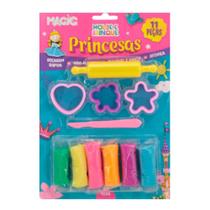 Kit de Massa de Modelar Princesas Magic Kids Molde e Brinque Kit de Massa de Modelar Princesas Magic Kids Molde e Brinque