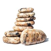 Kit de Massagem com Pedras Naturais de Turmalina no Feldspato - 3 kg