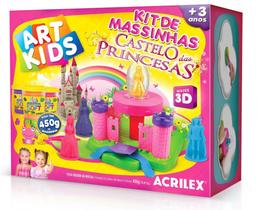 Kit de Massinhas Castelo das Princesas com 450 gr de Massa para Modelar Ref.40032 Acrilex