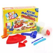 Kit de Massinhas de Modelar Pizzaria 200g +7 Peças Acrilex