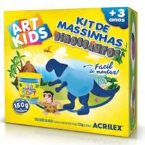 Kit de Massinhas Dinossauros 2 150g Com Peças para Moldar - Acrilex
