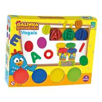 Kit de Massinhas Galinha Pintadinha Vogais 615 - Super Toys Kit de Massinhas Galinha Pintadinha Vogais 615 - Super Toys