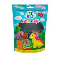 Kit de Massinhas P/ Modelar Dinossauros 50g - Utiguti