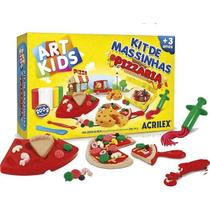 KIT DE MASSINHAS PIZZARIA - Diversão Criativa para Crianças