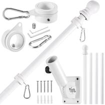 Kit de Mastro para Bandeira BONWIN 152 cm em Aço Inoxidável Branco Kit de Mastro para Bandeira BONWIN 152 cm em Aço Inoxidável Branco