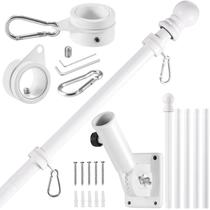 Kit de Mastro para Bandeira BONWIN 183 cm Aço Inoxidável Branco 180 Kit de Mastro para Bandeira BONWIN 183 cm Aço Inoxidável Branco 180