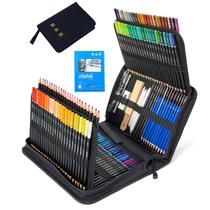 Kit de Materiais de Arte H & B com 145 Peças para Desenho e Esboço Kit de Materiais de Arte H & B com 145 Peças para Desenho e Esboço