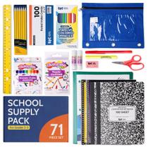 Kit de Material Escolar EPI 71 Peças para 2º e 3º Ano com Caderno de Espaçamento Largo Kit de Material Escolar EPI 71 Peças para 2º e 3º Ano com Caderno de Espaçamento Largo