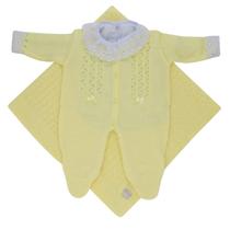 Kit de Maternidade Trabalhado e Body Gola e Punho de Renda Kit de Maternidade Trabalhado e Body Gola e Punho de Renda