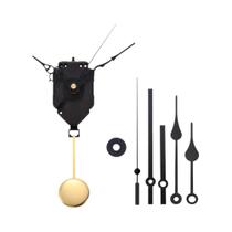 Kit De Mecanismo De Relógio De Parede DIY Com Pêndulo De Quartzo E Ponteiros Para Reparo De Relógios