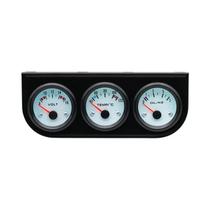 Kit De Medidores Automotivos 3 Em 1 De 52mm: Voltímetro, Temperatura Da Água E Pressão Do Óleo 8-16V Kit De Medidores Automotivos 3 Em 1 De 52mm: Voltímetro, Temperatura Da Água E Pressão Do Óleo 8-16V