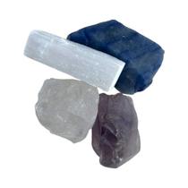 Kit de Meditação e Conexão Espiritual Pedras Naturais Kit de Meditação e Conexão Espiritual Pedras Naturais
