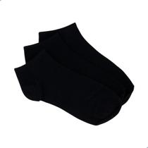 Kit De Meia Sapatilha Esportiva Selene Preta