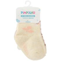 Kit de meias estampadas para meninas de 00 a 15 meses Kit de meias estampadas para meninas de 00 a 15 meses