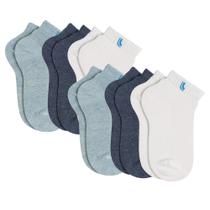 Kit De Meias Lupo Kids - 6 Pares Cano Curto Infantil Atacado