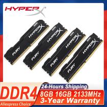 Kit De Memória RAM HyperX DDR4 De 8GB 16GB 32GB 2133MHz Para Desktop Módulo Único