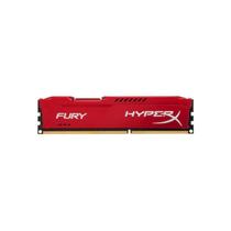 Kit de Memória RAM Kingston HyperX Fury 8GB DDR3 1600MHz Vermelho - HX316C10FR