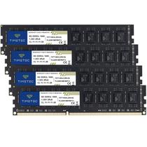 KIT de memória RAM Timetec 32GB (4x8GB) DDR3L/DDR3 1600MHz KIT de memória RAM Timetec 32GB (4x8GB) DDR3L/DDR3 1600MHz