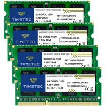 KIT de memória RAM Timetec 32GB (4x8GB) DDR3L/DDR3 1600MHz