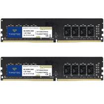KIT de memória RAM Timetec de 16 GB (2x8 GB) DDR4 2400 MHz PC4-19200