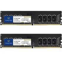 KIT de memória RAM Timetec de 16 GB (2x8 GB) DDR4 2666 MHz PC4-21300 KIT de memória RAM Timetec de 16 GB (2x8 GB) DDR4 2666 MHz PC4-21300