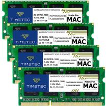 KIT de memória Timetec de 32 GB (4x8 GB) DDR3L 1600 MHz PC3L-12800 KIT de memória Timetec de 32 GB (4x8 GB) DDR3L 1600 MHz PC3L-12800