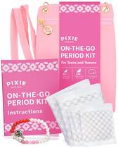 Kit de menstruação Pixie Cup First Period com almofadas orgânicas Kit de menstruação Pixie Cup First Period com almofadas orgânicas