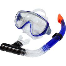 Kit De Mergulho Adulto Snorkel E Mascara Poker