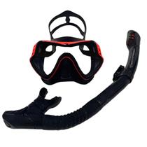 Kit de Mergulho De Mergulho Gold Sports Diver Pro Silicone Ultra - Fit
