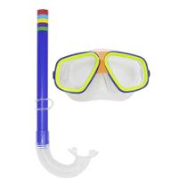 Kit De Mergulho Infantil Máscara E Snorkel Respirador para Piscina Natação Mergulho Dm Splash