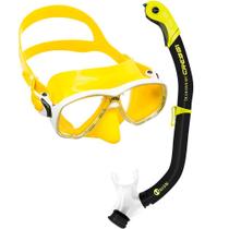 Kit de Mergulho Máscara+Respirador Cressi Marea Color + Orion Dry