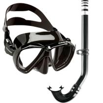 Kit de Mergulho Máscara+Respirador Cressi Ranger Black + Gringo
