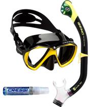 Kit de Mergulho Máscara+Respirador Cressi Ranger + Orion Dry + Anti Fog Sea Gold