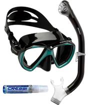 Kit de Mergulho Máscara+Respirador Cressi Ranger + Orion Dry + Anti Fog Sea Gold