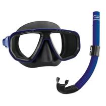 Kit De Mergulho Para Piscina Mar Praia SeaSub Dua Mascara + Respirador Azul