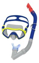 Kit De Mergulho Snorkel Máscara Crusader Infantil Bestway