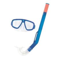 Kit De Mergulho Snorkel + Máscara Infantil Bestway - Azul