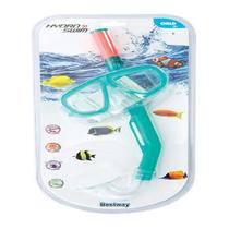 Kit De Mergulho Snorkel+Máscara Infantil Verde- Bestway