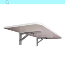 Kit De Mesa Mdp Dobrável Retrátil Branca 80X41Cm Branco