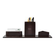 Kit de Mesa RECEP em Couro Galvani Kit de Mesa RECEP em Couro Galvani