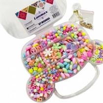 Kit De Miçangas Coloridas E Formas Desenhos Variadas Para Fazer Pulseiras, Colar 350 PEÇAS Kit De Miçangas Coloridas E Formas Desenhos Variadas Para Fazer Pulseiras, Colar 350 PEÇAS